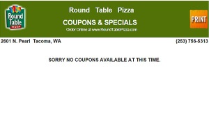 Order resume online round table pizza